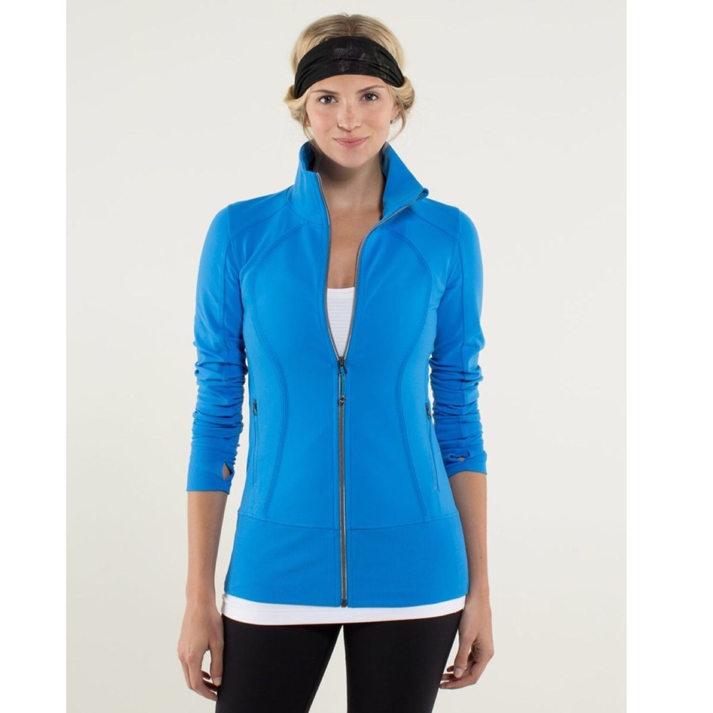 lululemon athletica Bright Blue Full-Zip Jacket